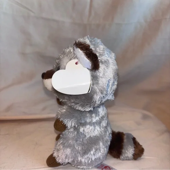 Ty Stuffed Animal - Gray and Brown Raccoon w/Tags - Picture 8 of 8